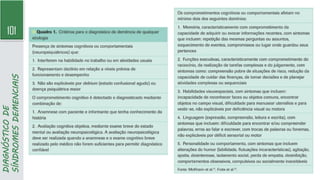 101
DIAGNÓSTICO
DE
SÍNDROMES
DEMENCIAIS
 