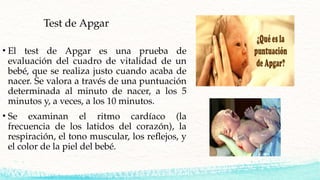 APGAR TEST APAGAR VALORACION DEL RECIEN NACIDO | PPTX