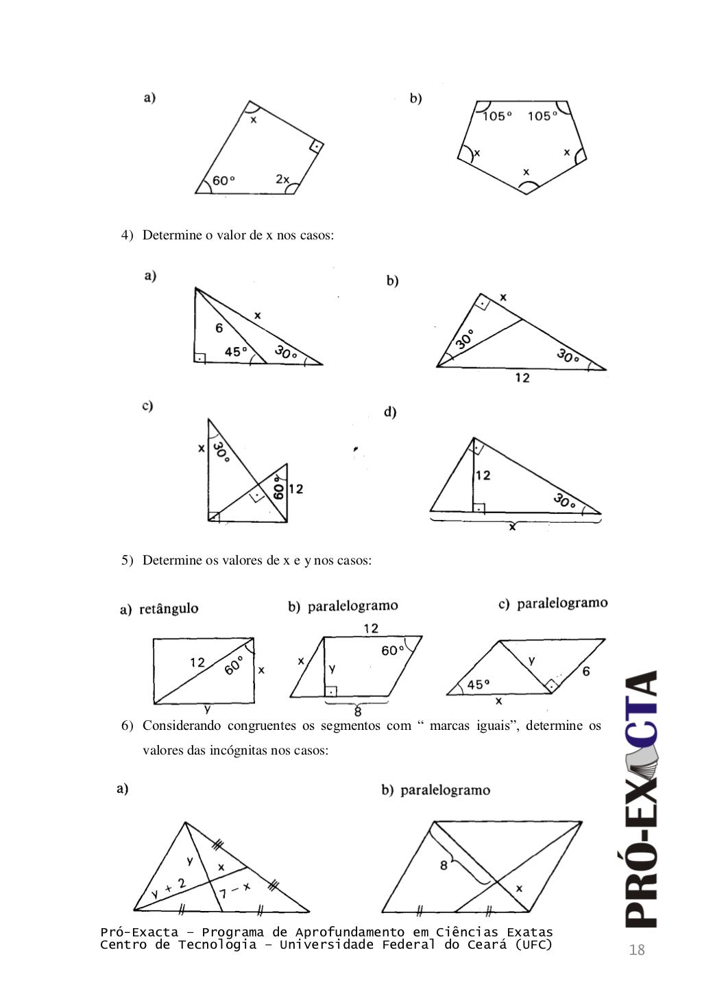 Exercicios De Geometria Plana Resolvidos - FDPLEARN