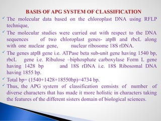 APG IV classification_details from I to IV | PPTX