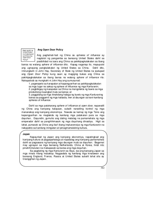 Araling Panlipunan Grade 8 Fourth Quarter Module
