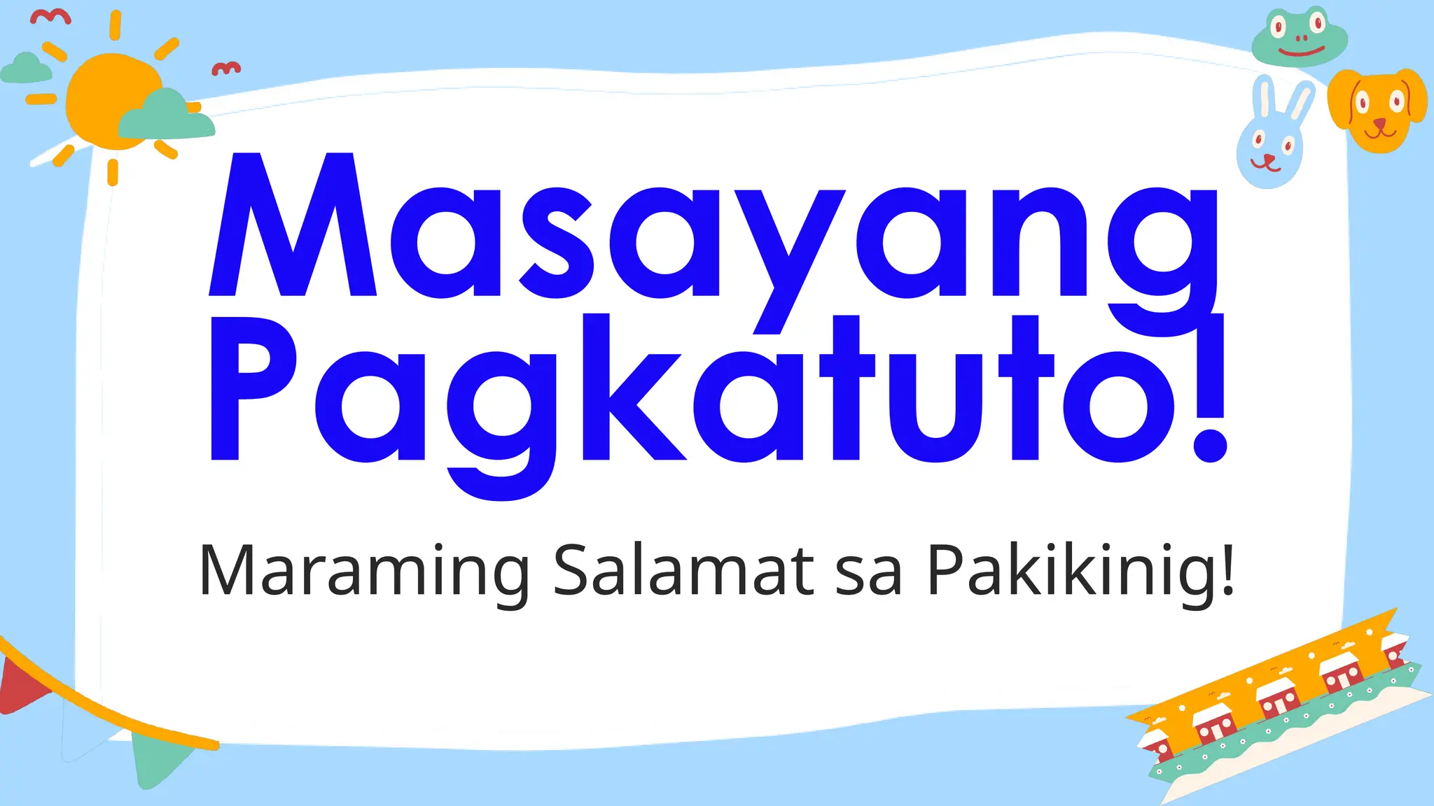 Maraming Salamat sa Pakikinig!
Masayang
Pagkatuto!
 