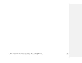 K to 12 Curriculum Guide version as of September 2013 – Araling Panlipunan 106
 