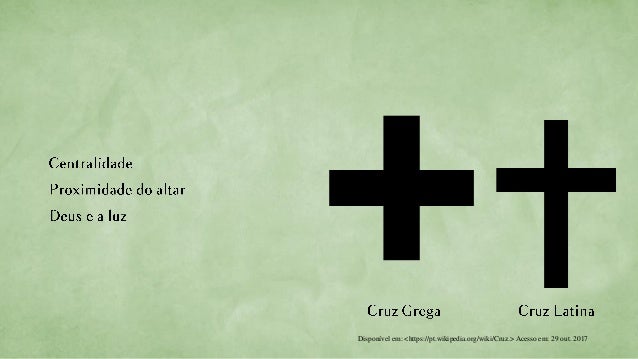 A Cúpula, o Círculo e a planta em cruz grega