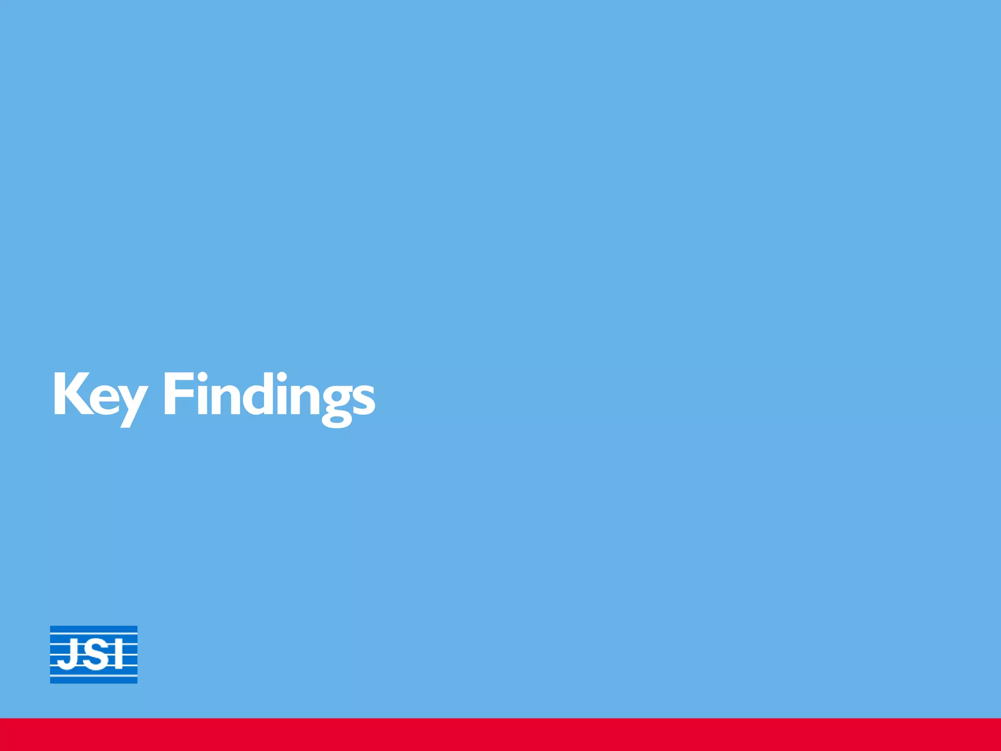Key Findings
 