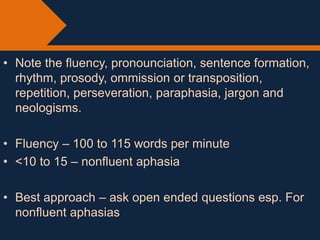 Aphasia | PPTX