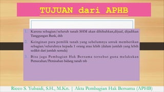 Akta Pembagian Hak Bersama | Ricco S. Yubaidi, S.H., M.Kn. | PDF