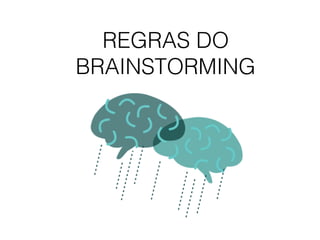 REGRAS DO
BRAINSTORMING
 