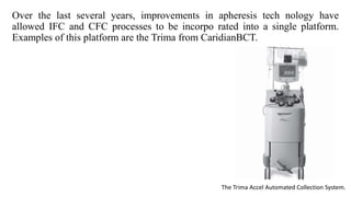 APHERESIS [Autosaved].pptx apheresis ppt for mlt | PPTX