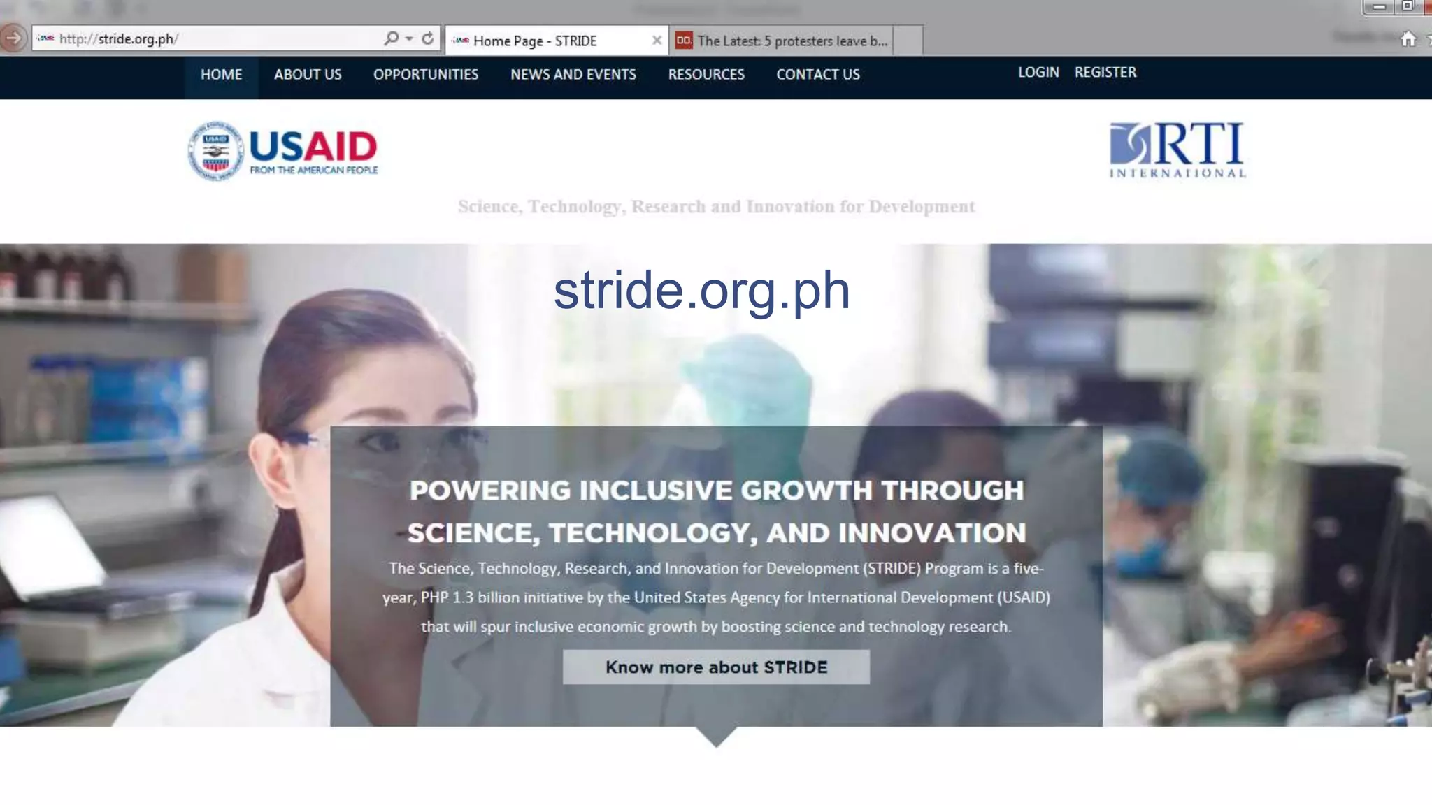Title and Content Layout with Chart
0
1
2
3
4
5
6
Category 1 Category 2 Category 3 Category 4
Series 1 Series 2 Series 3
stride.org.ph
 