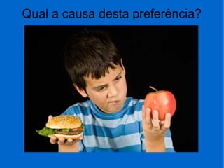 Qual a causa desta preferência?
 