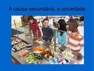 A causa secundária, a sociedade
 