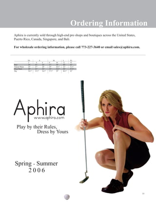 Aphira Catalog