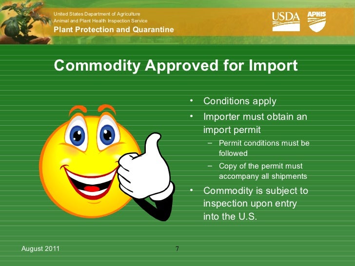 APHIS and Importing Plants and Plant Products to the US