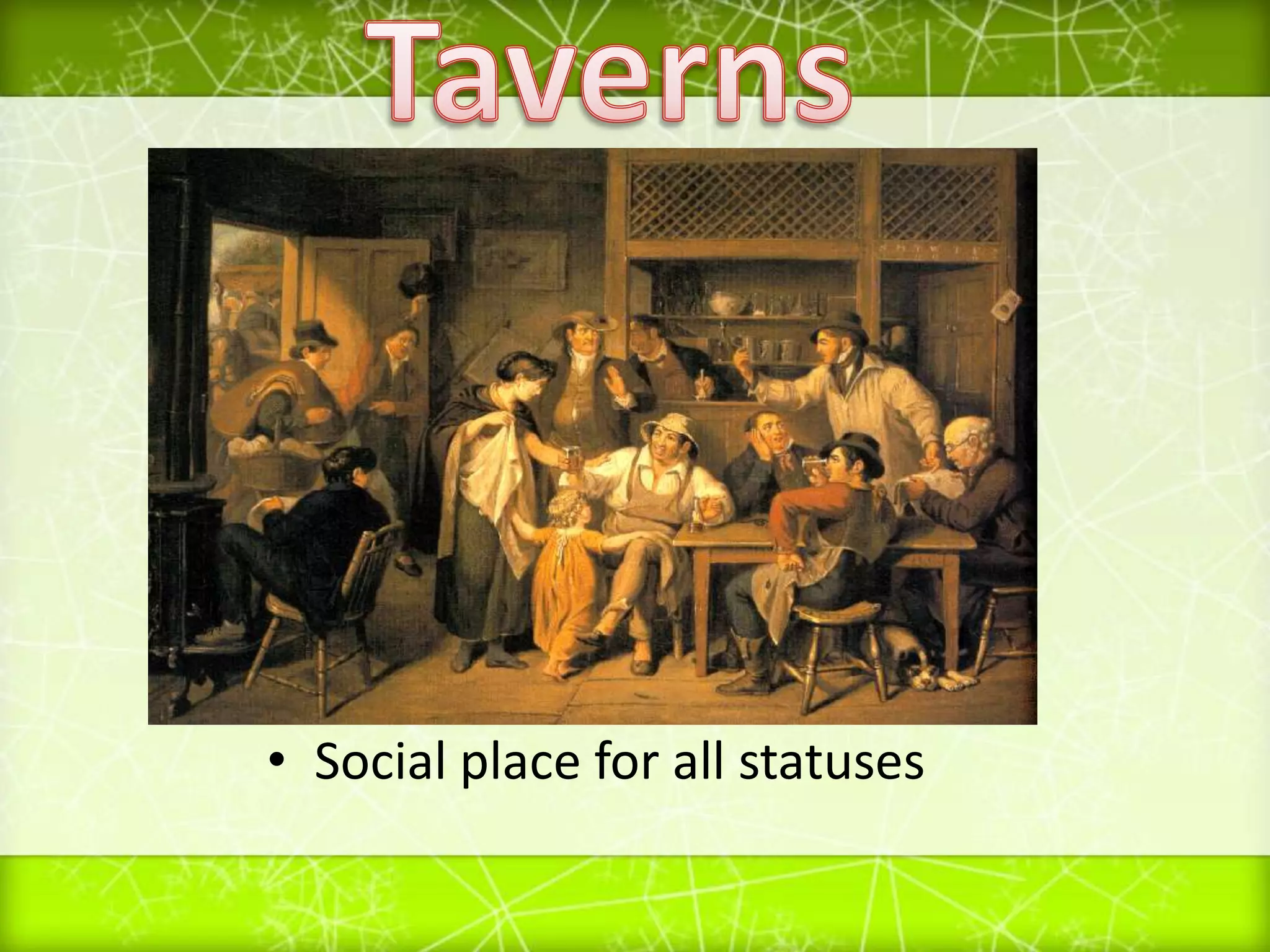 TavernsSocial place for all statuses