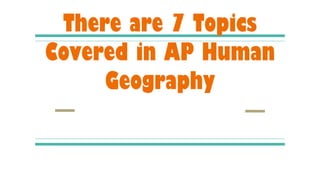 Ap human geography course description | PPT