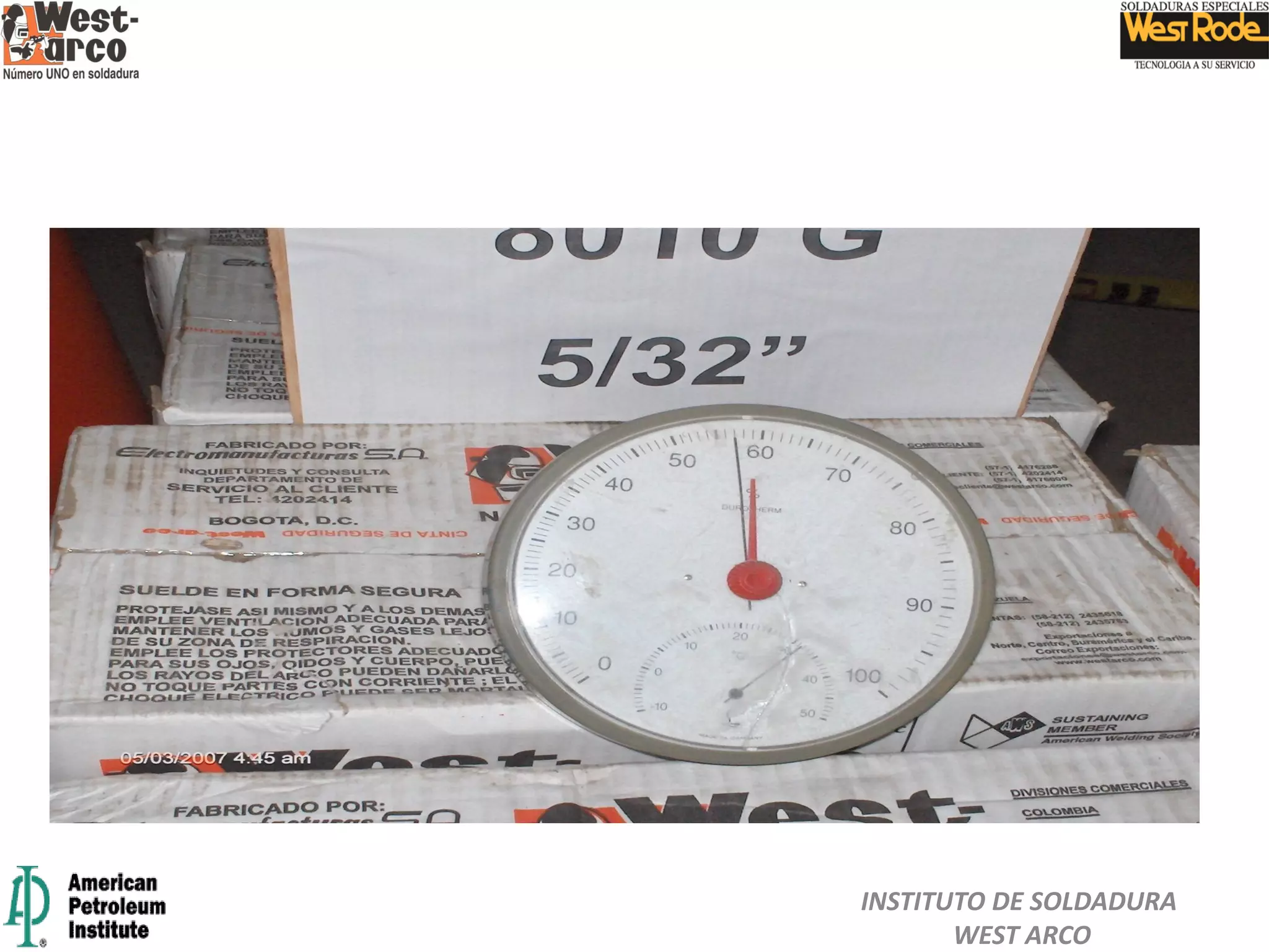 INSTITUTO DE SOLDADURA
WEST ARCO
 