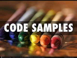 Photo by John-Morgan - Creative Commons Attribution License http://www.flickr.com/photos/24742305@N00 Created with Haiku Deck 
 