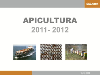 APICULTURA
 2011- 2012




              Julio, 2011
 