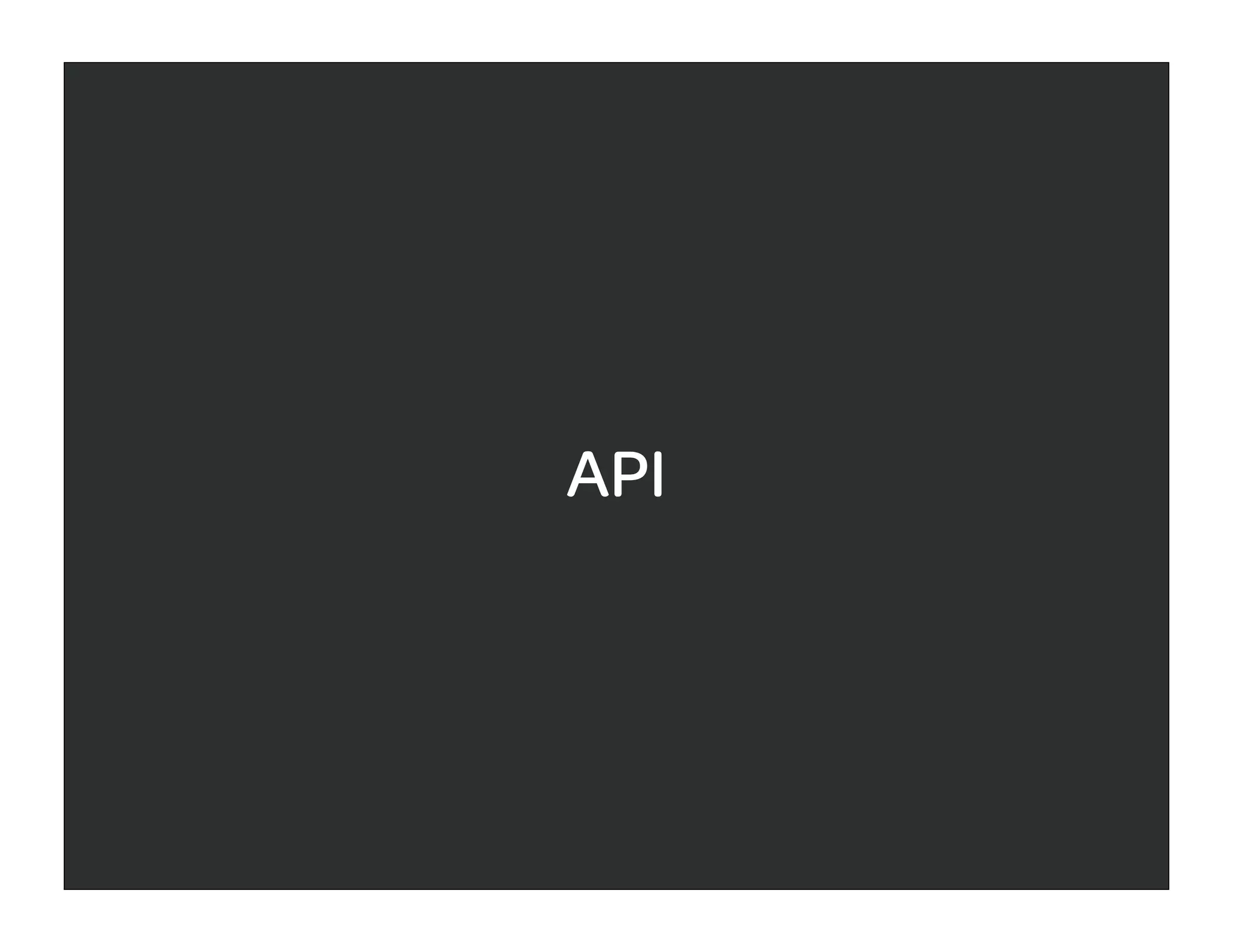 API
 