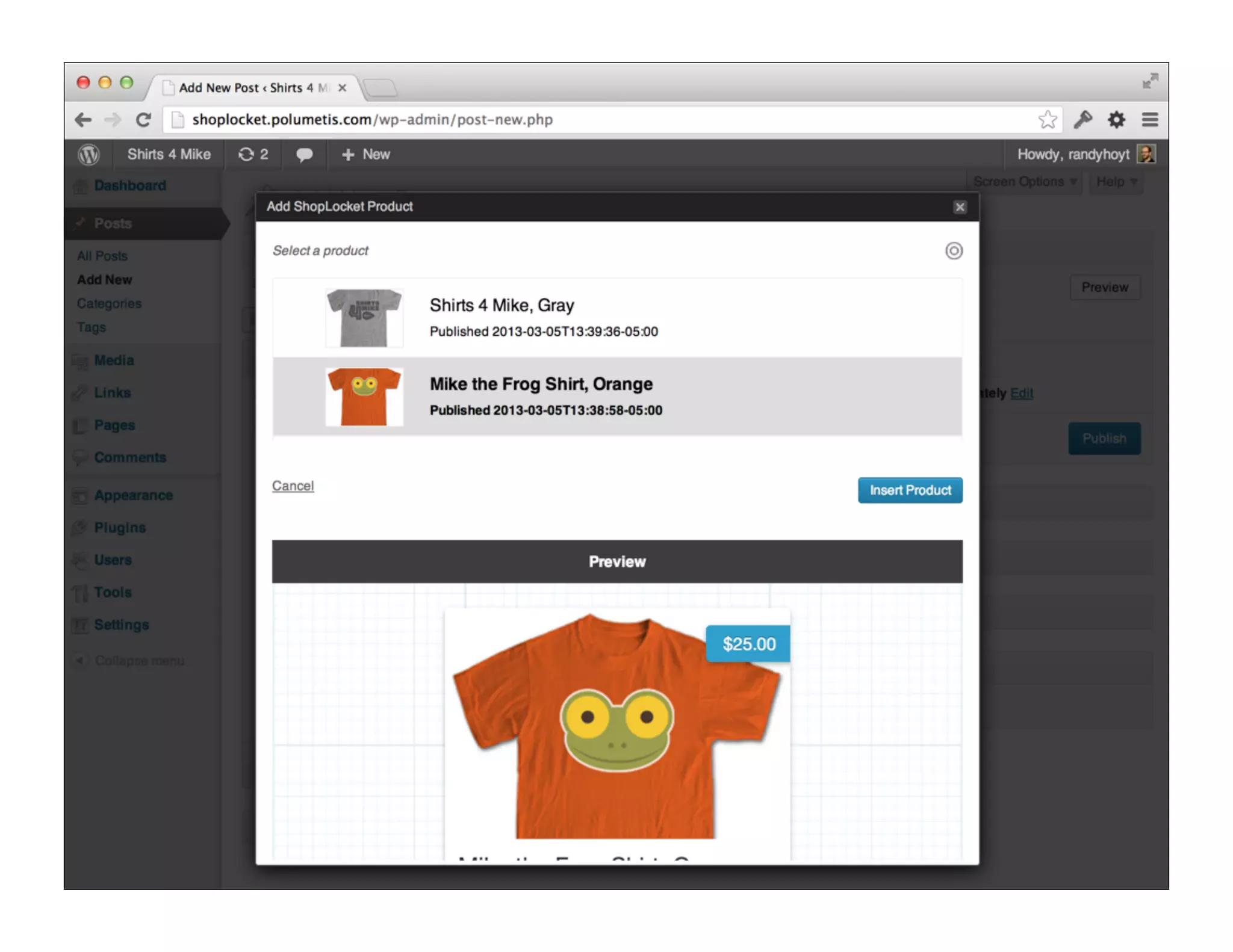 [Screenshot of Product Picker]
 