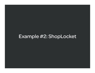 Example #2: ShopLocket
 