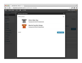 [Screenshot of Product Picker]
 