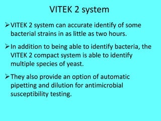 Analytical Profile Index (API) & Automated Machines | PPTX