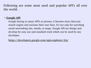 Application Programming Interface | PDF
