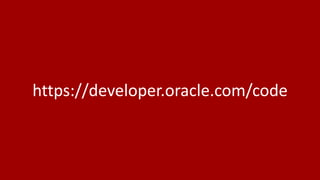 https://developer.oracle.com/code
 