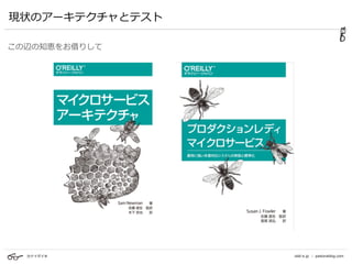 カナイダイキ odd-e.jp | pastoraldog.com
現状のアーキテクチャとテスト
この辺の知恵をお借りして
 