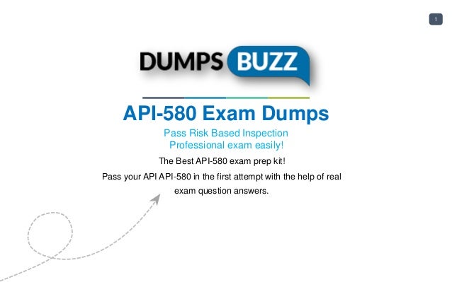 API-580 PDF Demo