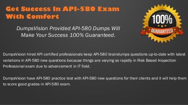 API-580 Probesfragen