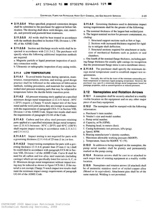 COPYRIGHT 2000 American Petroleum Institute
Information Handling Services, 2000
 