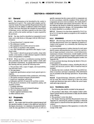 COPYRIGHT 2000 American Petroleum Institute
Information Handling Services, 2000
 