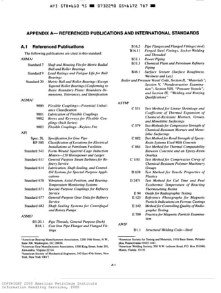 COPYRIGHT 2000 American Petroleum Institute
Information Handling Services, 2000
 