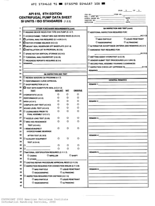 COPYRIGHT 2000 American Petroleum Institute
Information Handling Services, 2000
 