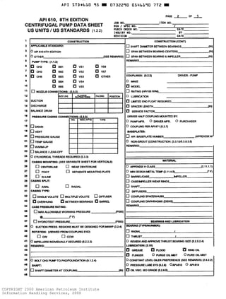 COPYRIGHT 2000 American Petroleum Institute
Information Handling Services, 2000
 