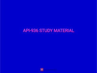 API-936 Online Tests