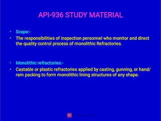 API-936 exam preperation.pdf