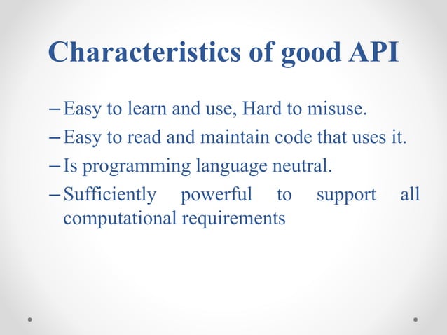 Api application programming interface | PPT
