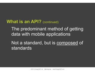 EnergyCAP Online JSON ReST-Based API | PPTX
