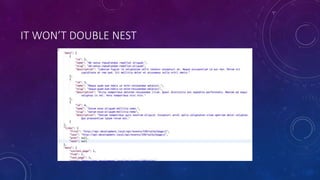 IT WON’T DOUBLE NEST
 