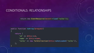 CONDITIONALS: RELATIONSHIPS
 