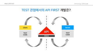 Api first design 개발의 선순환 | PDF