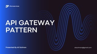 Microservices - API Gateway Design Pattern