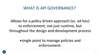 API Governance in the Enterprise | PPTX