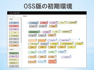 OSS版の初期環境
 