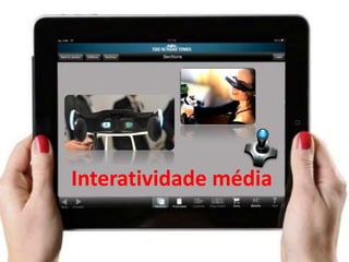 Interatividade média
 