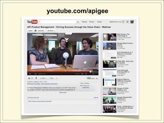youtube.com/apigee
 